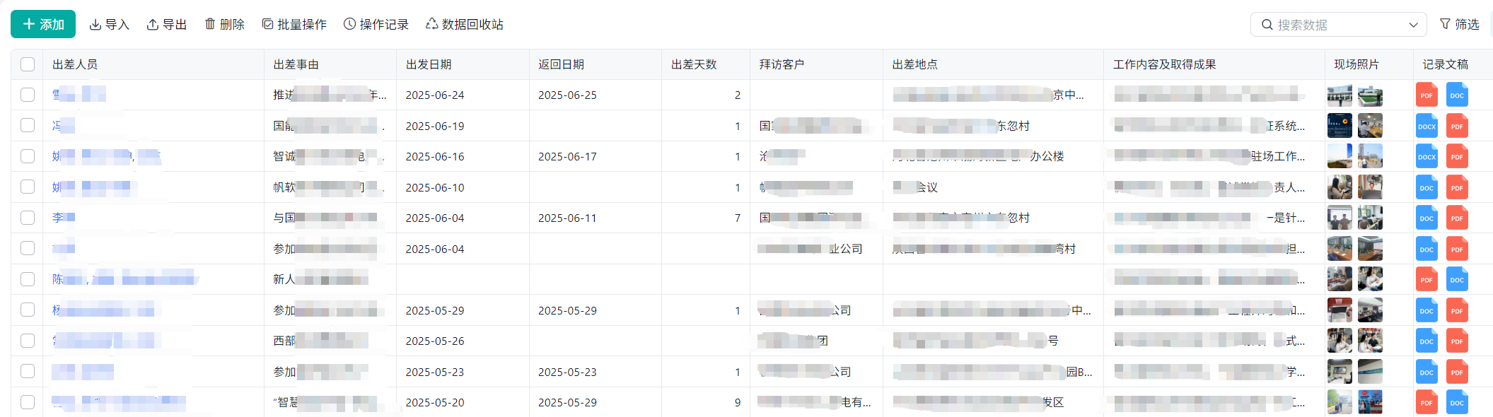 通讯稿记录
